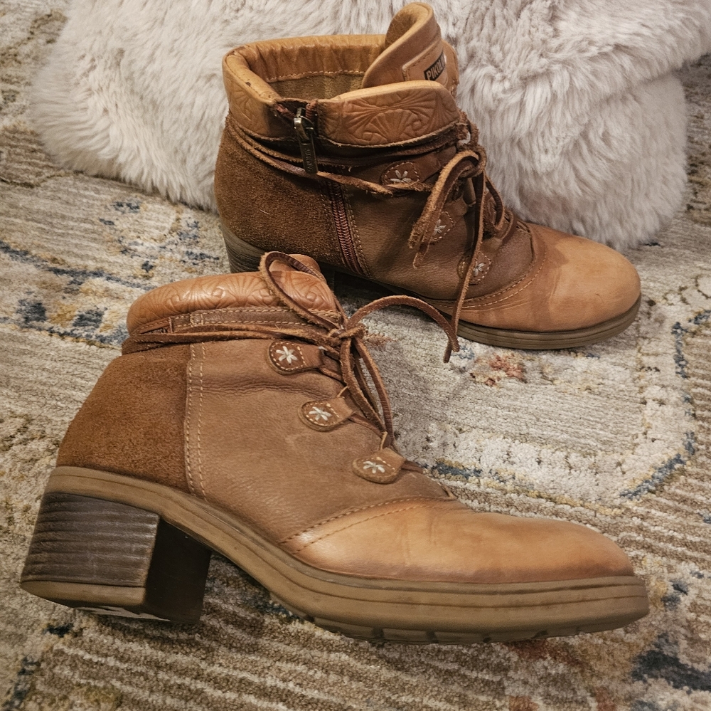 Pikolinos Women's Lyon W6N-8517 Ankle Boot Brandy sz 39 or 8.5 - Picture 9 of 11